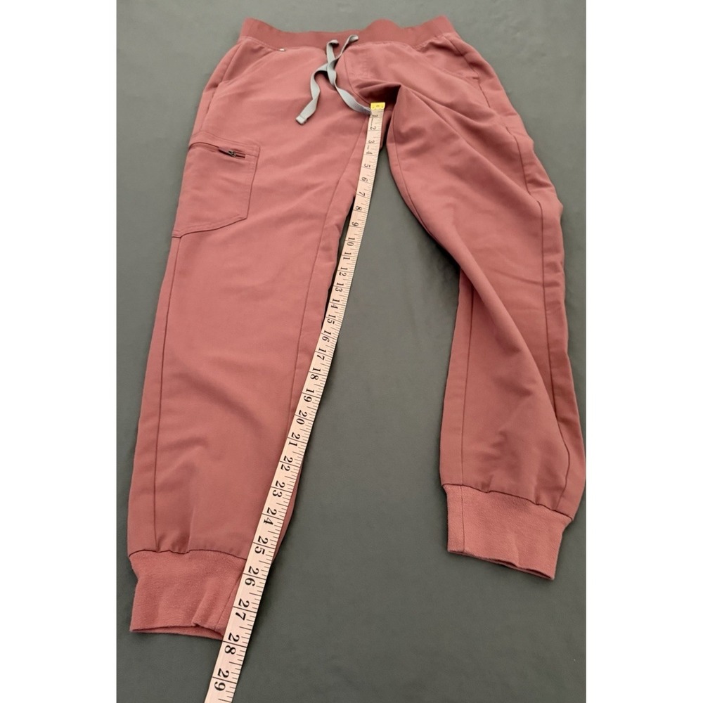 FIGS Scrub Pants Women's Size XS Mauve Zamora Jogger Cargo Drawstring Stretch - Picture 6 of 9